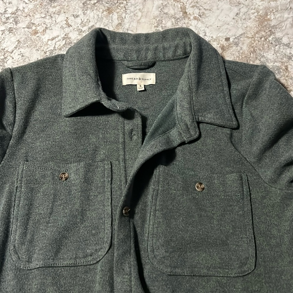 Fleece shacket. Barely worn.